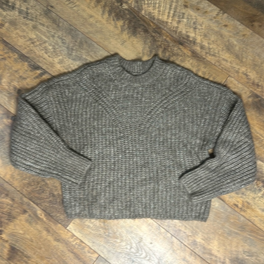 Abercrombie & Fitch Cozy Mockneck Boxy Sweater, Size M